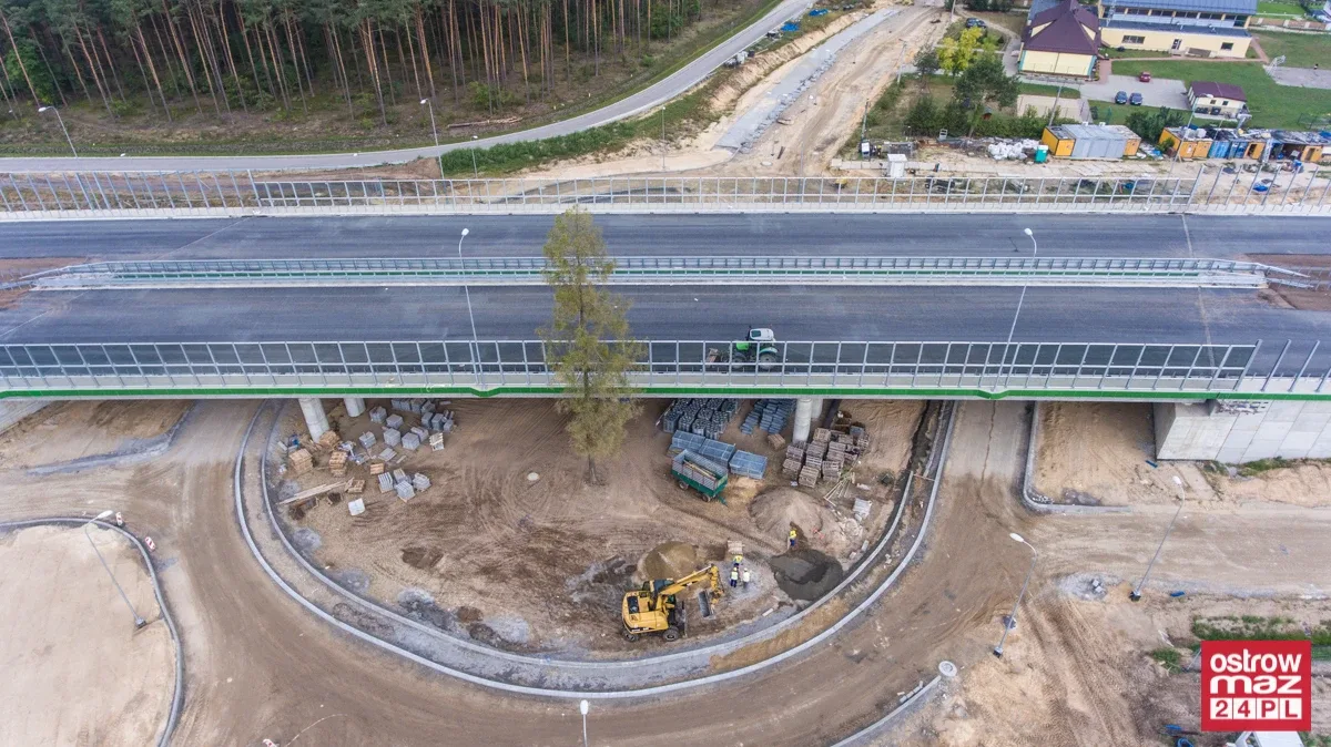 S8 wciąż w trakcie przebudowy (zdjęcia z lotu ptaka)