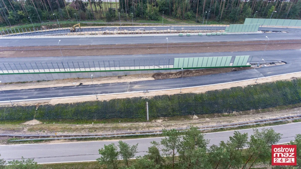 S8 wciąż w trakcie przebudowy (zdjęcia z lotu ptaka)