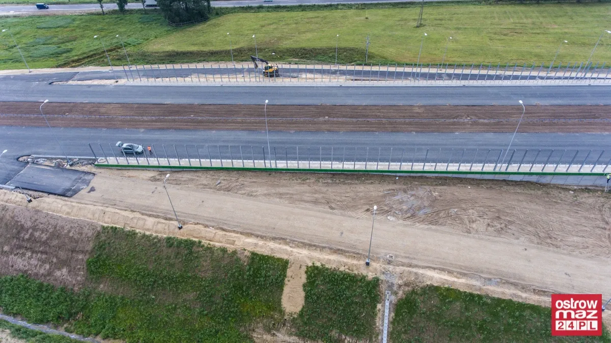 S8 wciąż w trakcie przebudowy (zdjęcia z lotu ptaka)