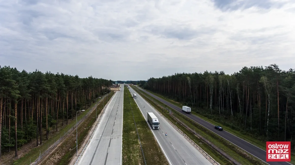 S8 wciąż w trakcie przebudowy (zdjęcia z lotu ptaka)