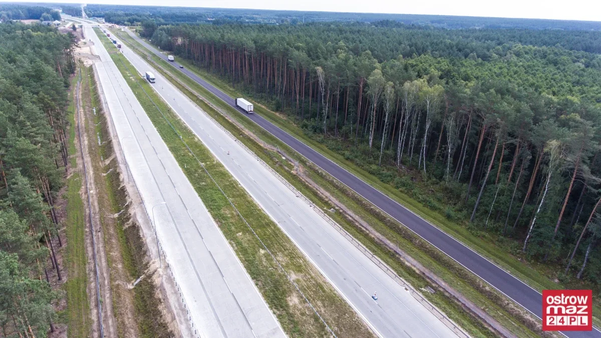 S8 wciąż w trakcie przebudowy (zdjęcia z lotu ptaka)