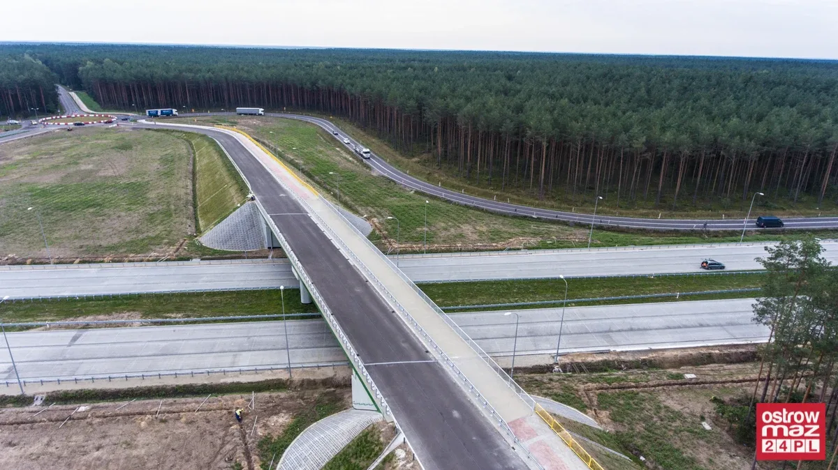 S8 wciąż w trakcie przebudowy (zdjęcia z lotu ptaka)