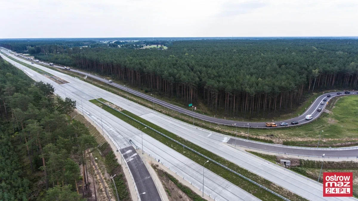 S8 wciąż w trakcie przebudowy (zdjęcia z lotu ptaka)