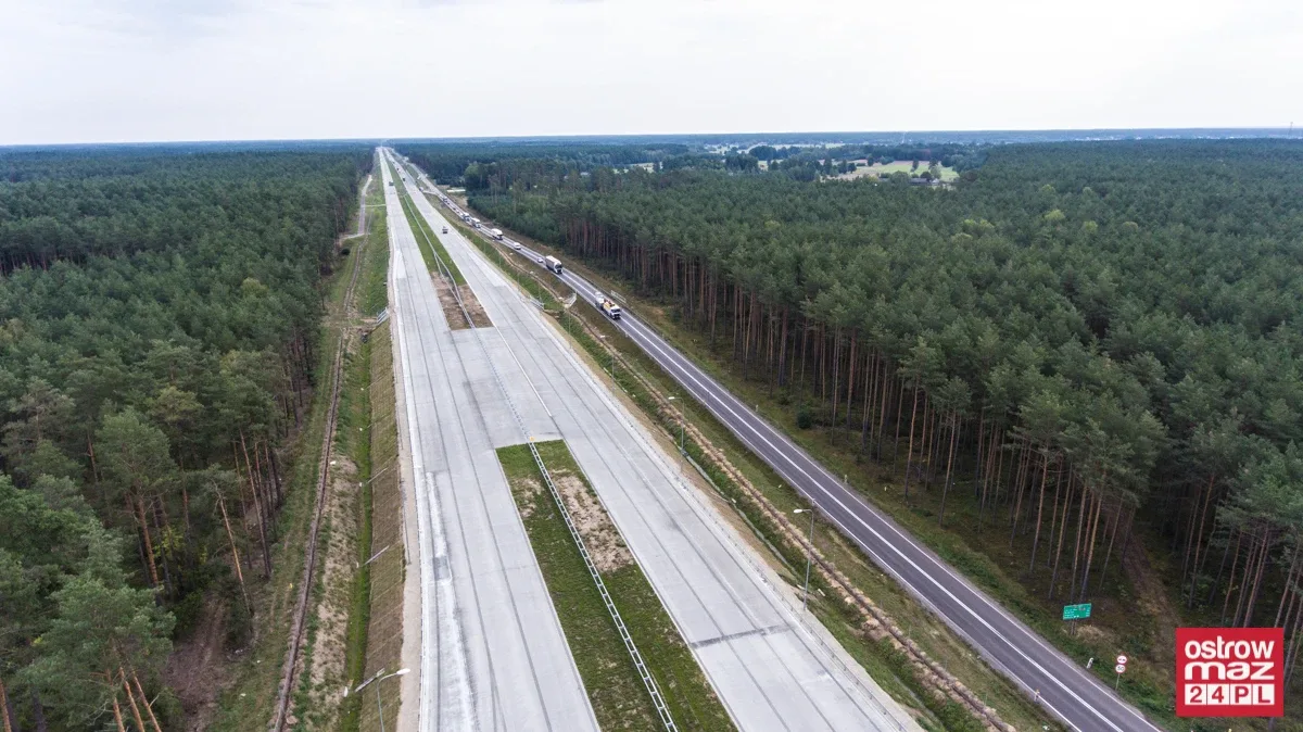 S8 wciąż w trakcie przebudowy (zdjęcia z lotu ptaka)
