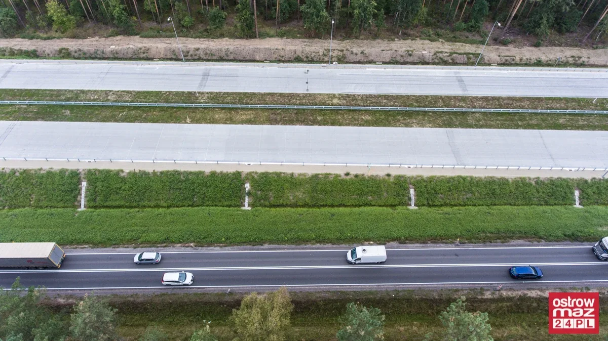 S8 wciąż w trakcie przebudowy (zdjęcia z lotu ptaka)