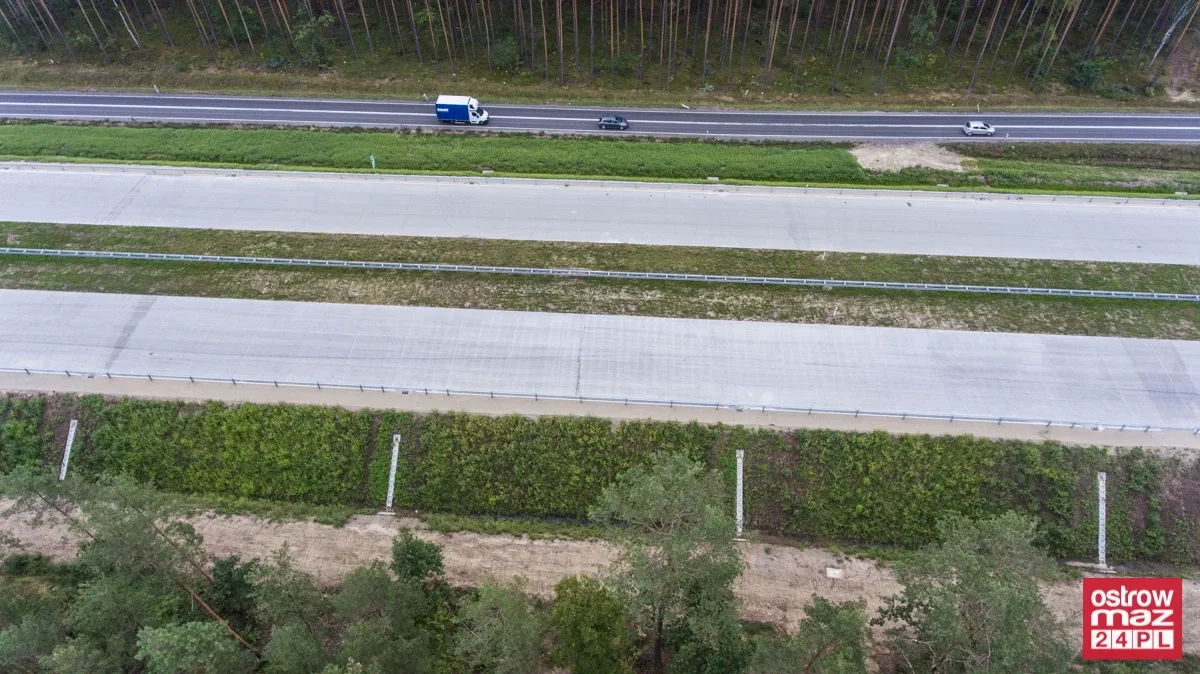 S8 wciąż w trakcie przebudowy (zdjęcia z lotu ptaka)
