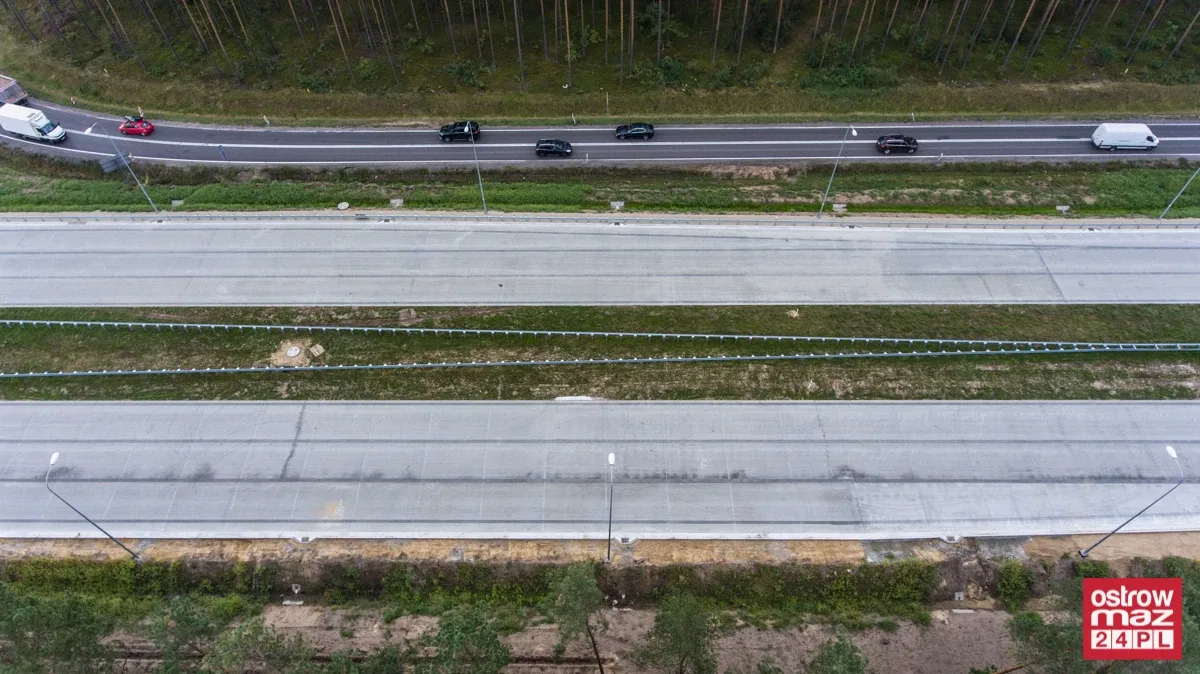 S8 wciąż w trakcie przebudowy (zdjęcia z lotu ptaka)