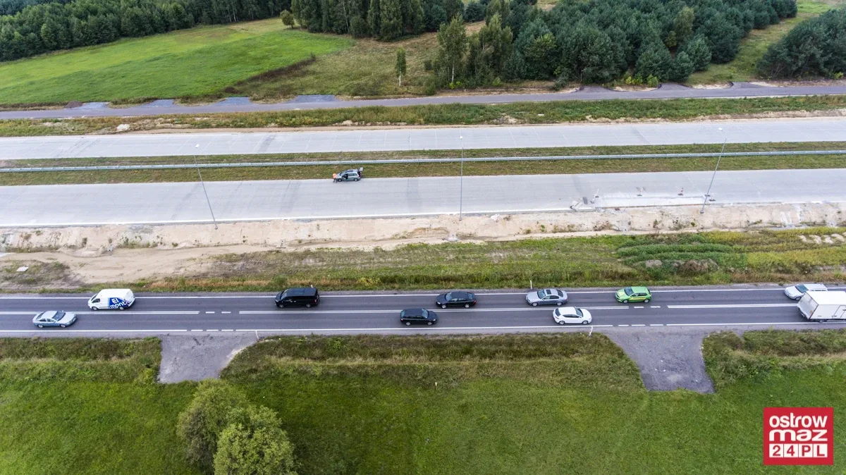 S8 wciąż w trakcie przebudowy (zdjęcia z lotu ptaka)