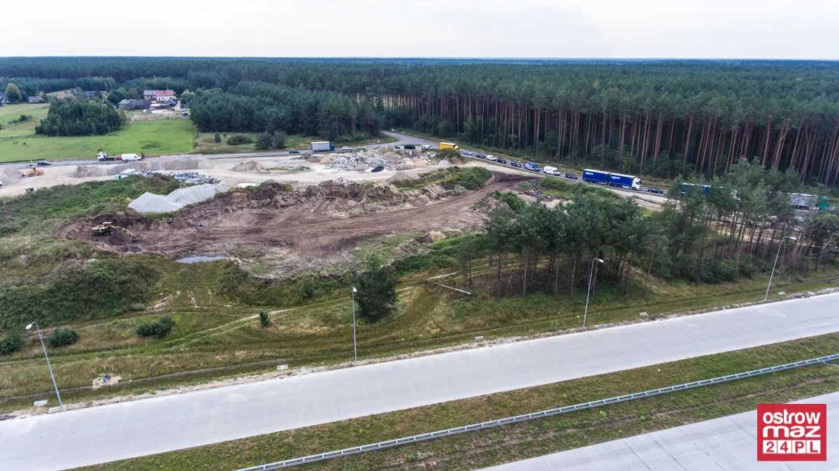 S8 wciąż w trakcie przebudowy (zdjęcia z lotu ptaka)