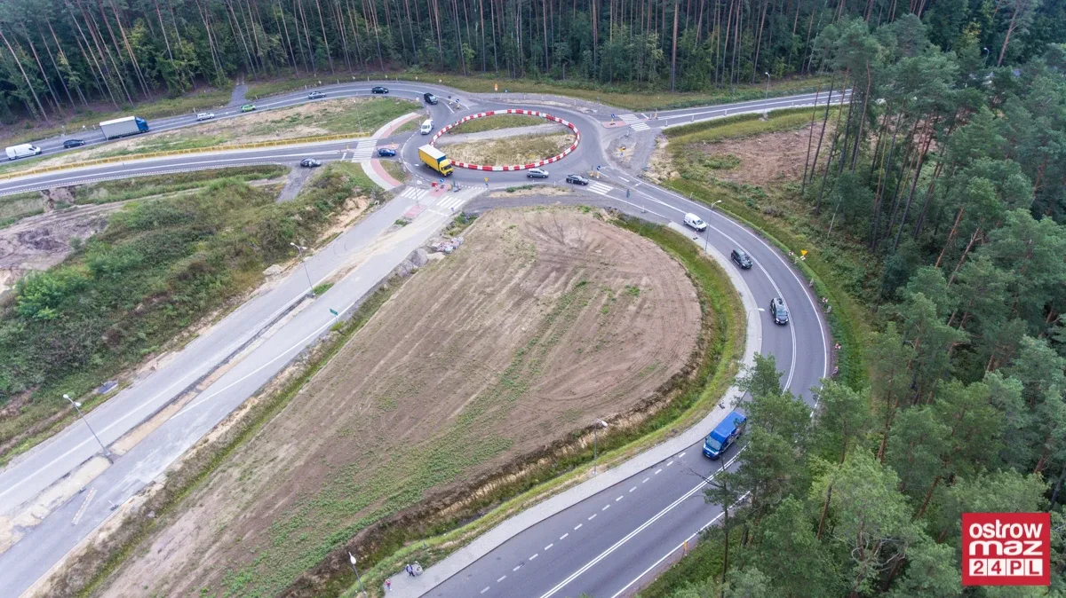 S8 wciąż w trakcie przebudowy (zdjęcia z lotu ptaka)