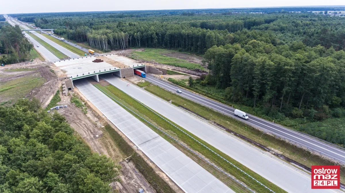 S8 wciąż w trakcie przebudowy (zdjęcia z lotu ptaka)