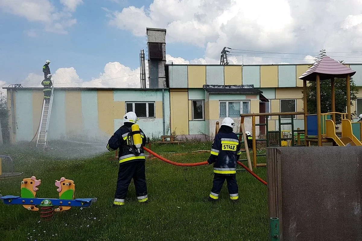 Manewry strażackie w gminie Andrzejewo (zdjęcia)