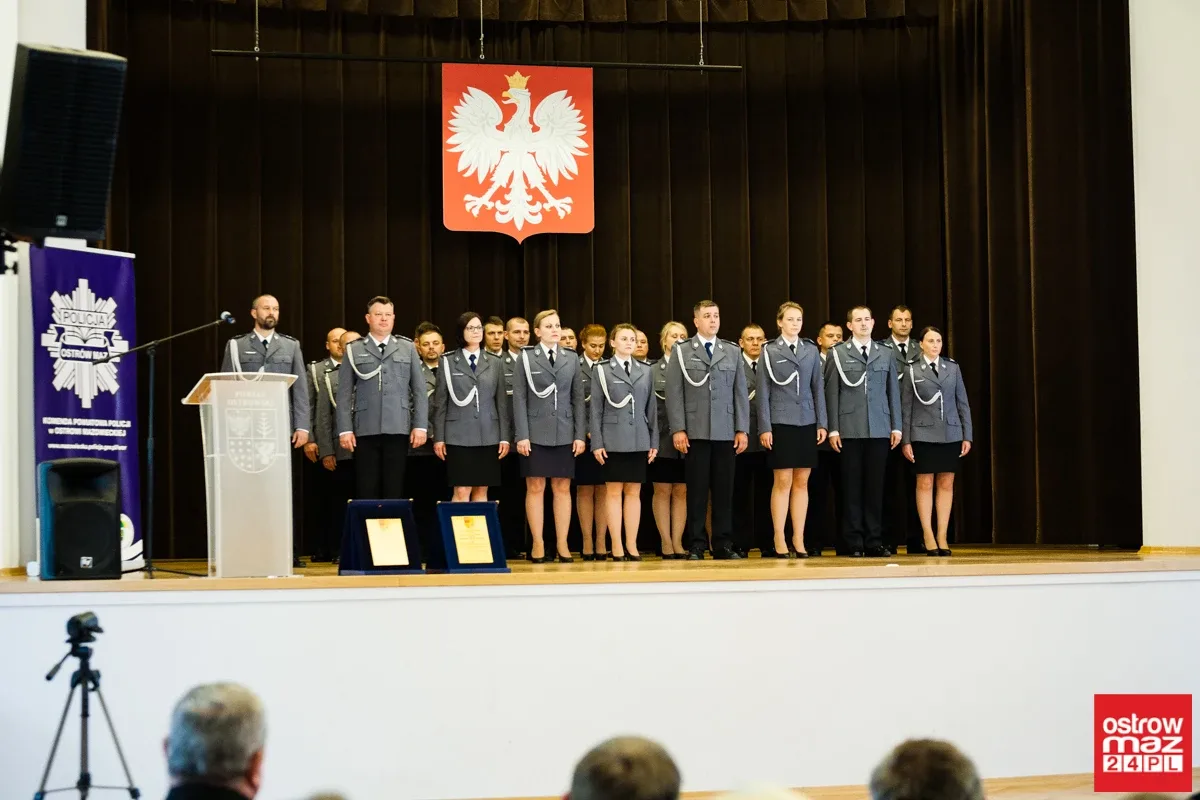 Święto Policji obchody w Ostrowi Mazowieckiej (zdjęcia, wideo)
