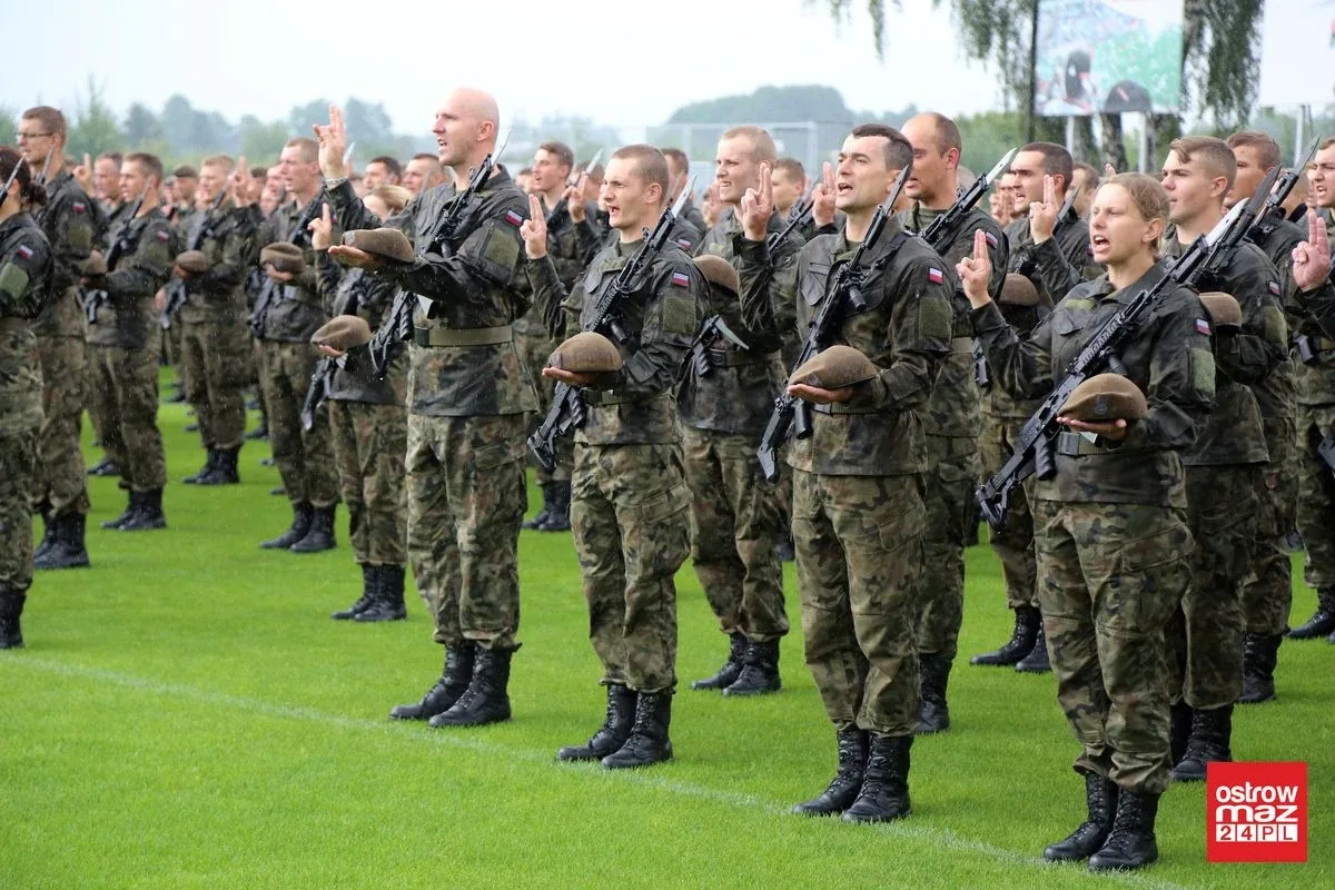 Przysięga terytorialsów z powiatu ostrowskiego (zdjęcia, wideo)