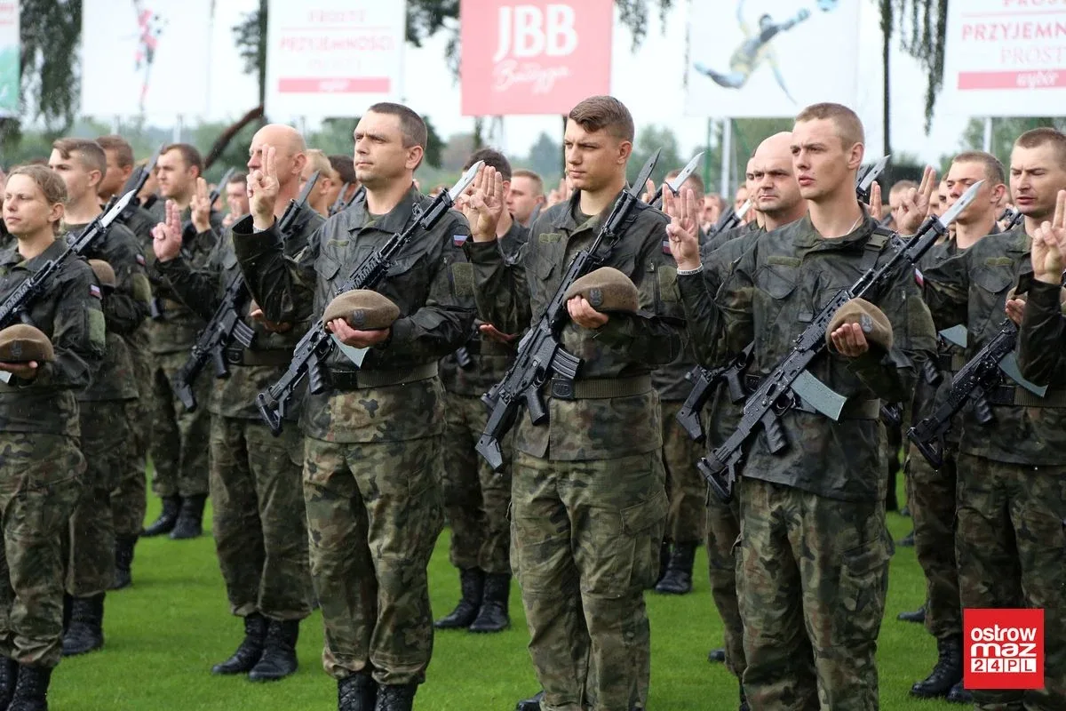 Przysięga terytorialsów z powiatu ostrowskiego (zdjęcia, wideo)