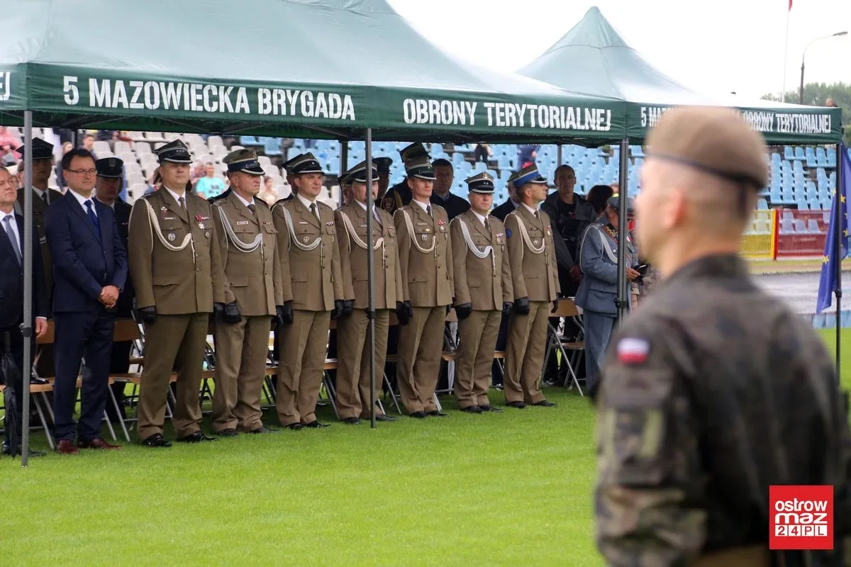 Przysięga terytorialsów z powiatu ostrowskiego (zdjęcia, wideo)