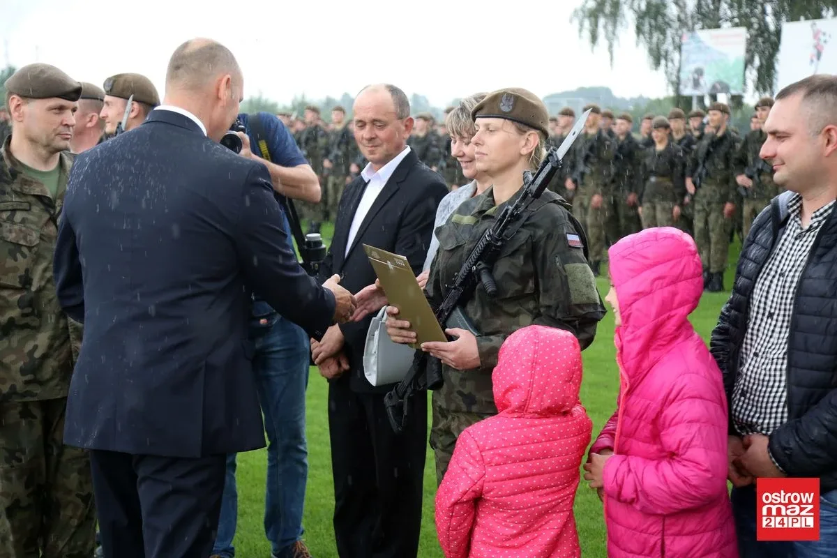Przysięga terytorialsów z powiatu ostrowskiego (zdjęcia, wideo)