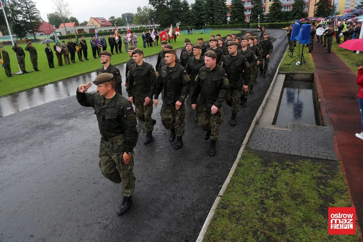 Przysięga terytorialsów z powiatu ostrowskiego (zdjęcia, wideo)