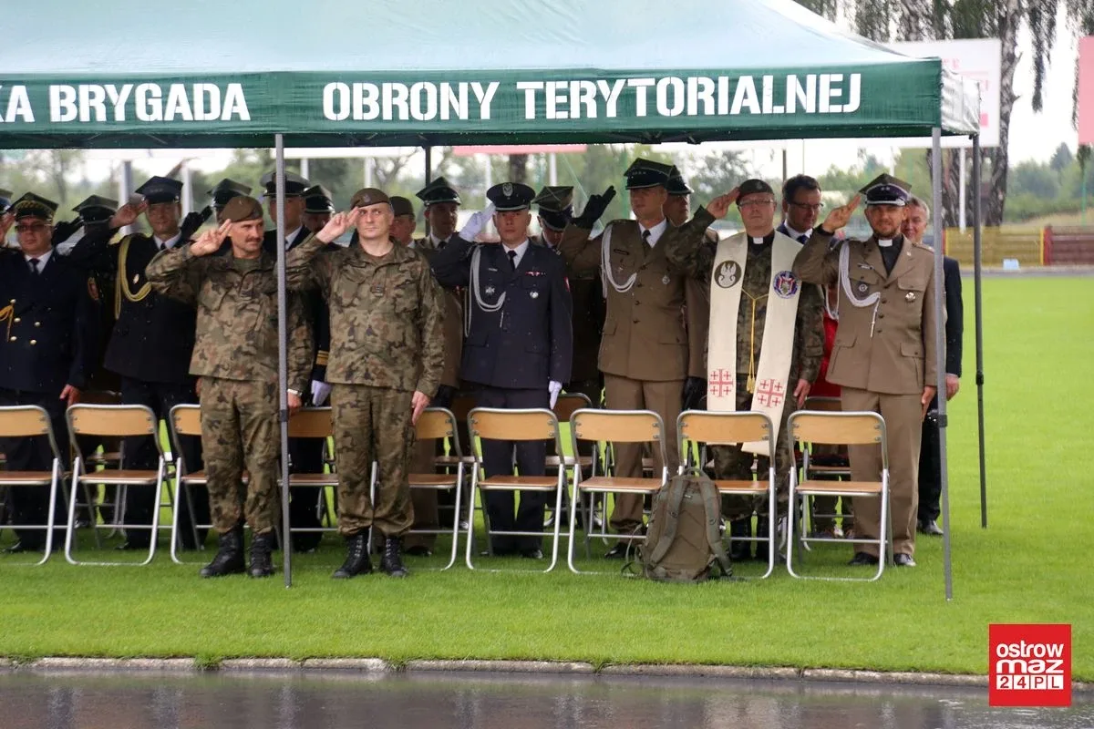 Przysięga terytorialsów z powiatu ostrowskiego (zdjęcia, wideo)