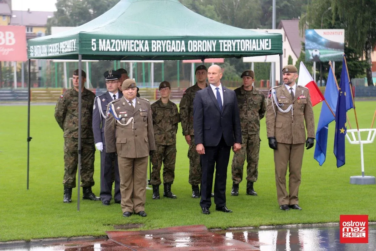 Przysięga terytorialsów z powiatu ostrowskiego (zdjęcia, wideo)