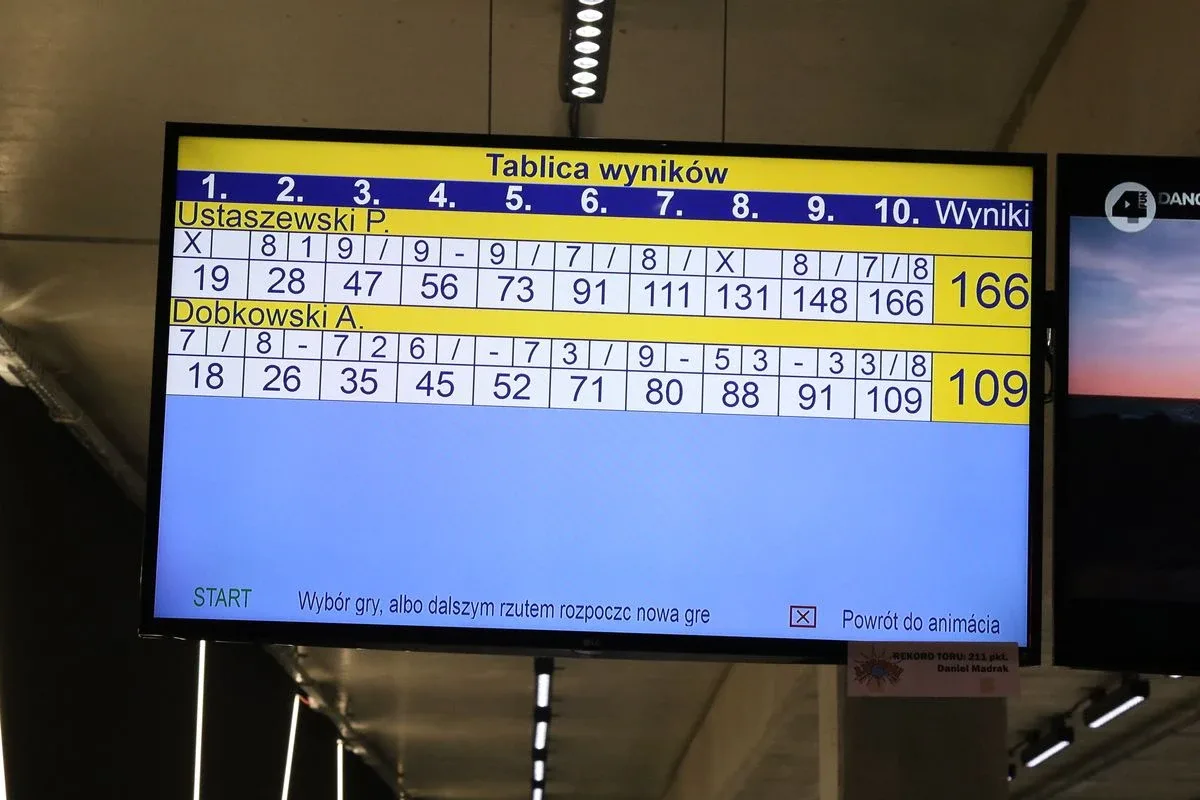 Rewkowski mistrzem w bowlingu (zdjęcia, wideo)