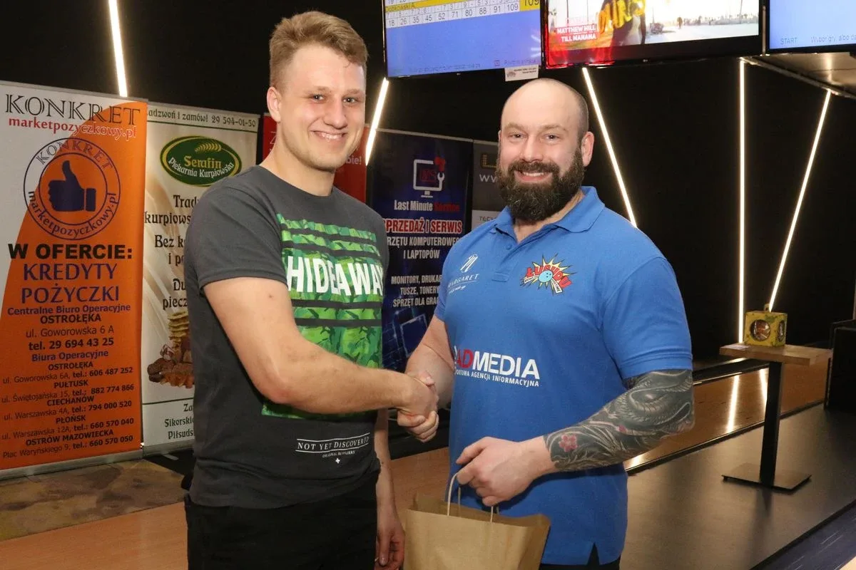Rewkowski mistrzem w bowlingu (zdjęcia, wideo)