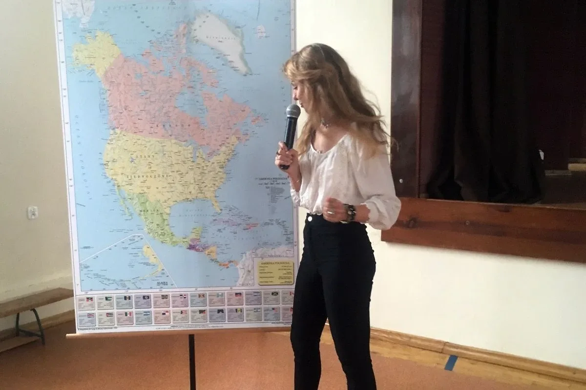 Karolina Milik opowiedziała uczniom "Koperniczka" o swoich podróżach (zdjęcia)