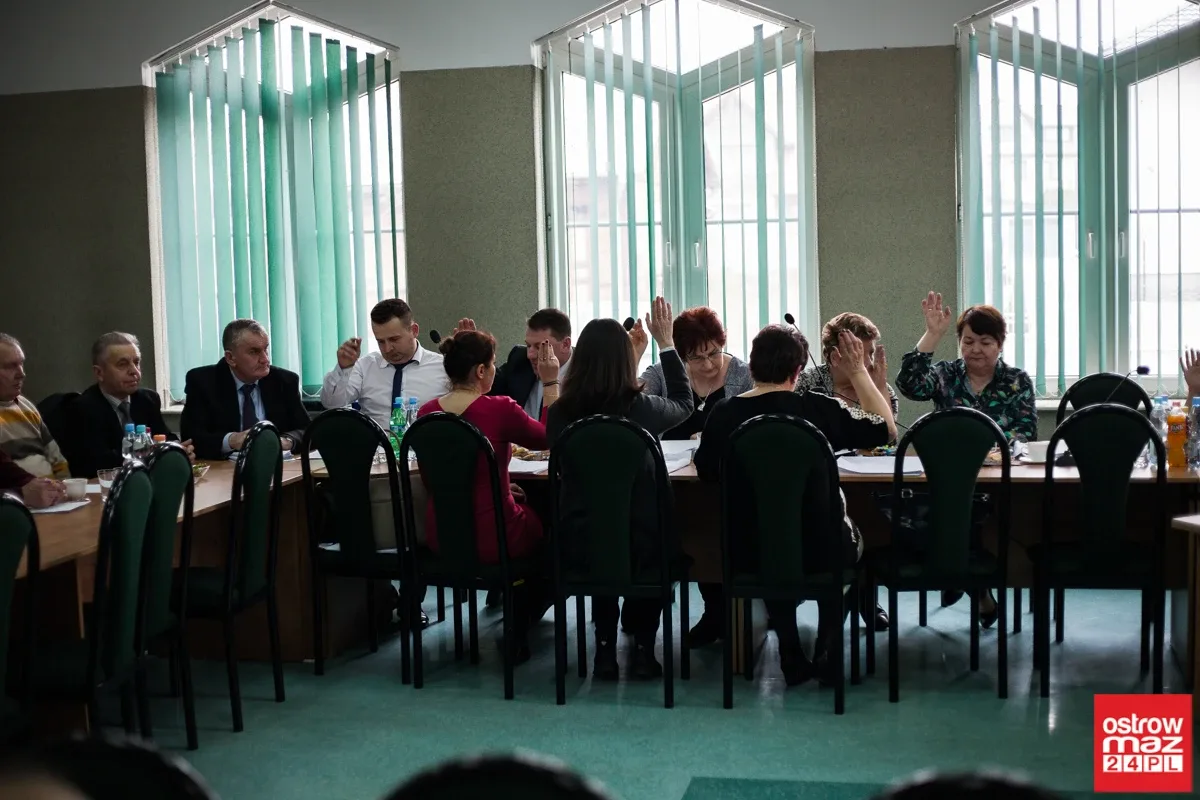 Jednogłośni radni gminy Ostrów Mazowiecka (zdjęcia, wideo)