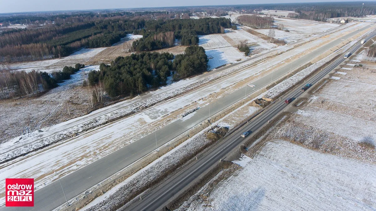 Rozbudowa S8 coraz bliżej końca (zdjęcia lotnicze, wideo)