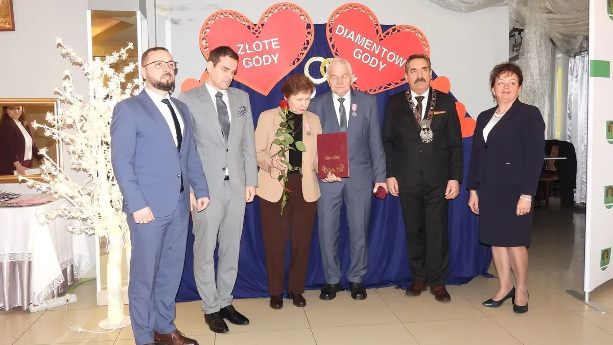 Złote i diamentowe gody w gminie Małkinia Górna (zdjęcia, wideo)