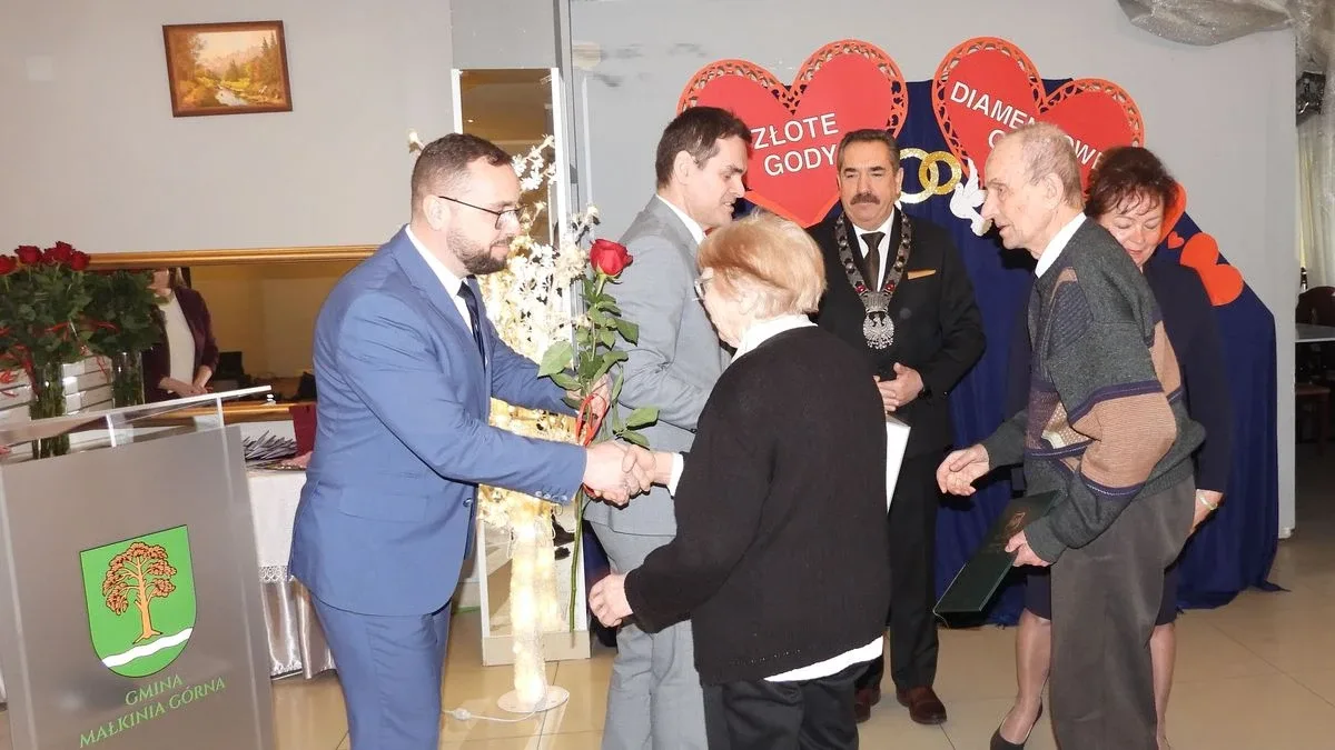Złote i diamentowe gody w gminie Małkinia Górna (zdjęcia, wideo)