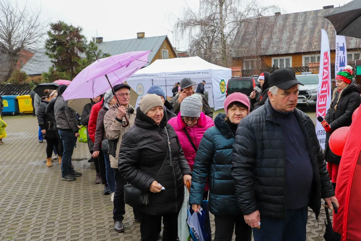 Ponad 200 choinek trafiło do mieszkańców Ostrowi! Ekologiczna akcja zakończona sukcesem! (zdjęcia)