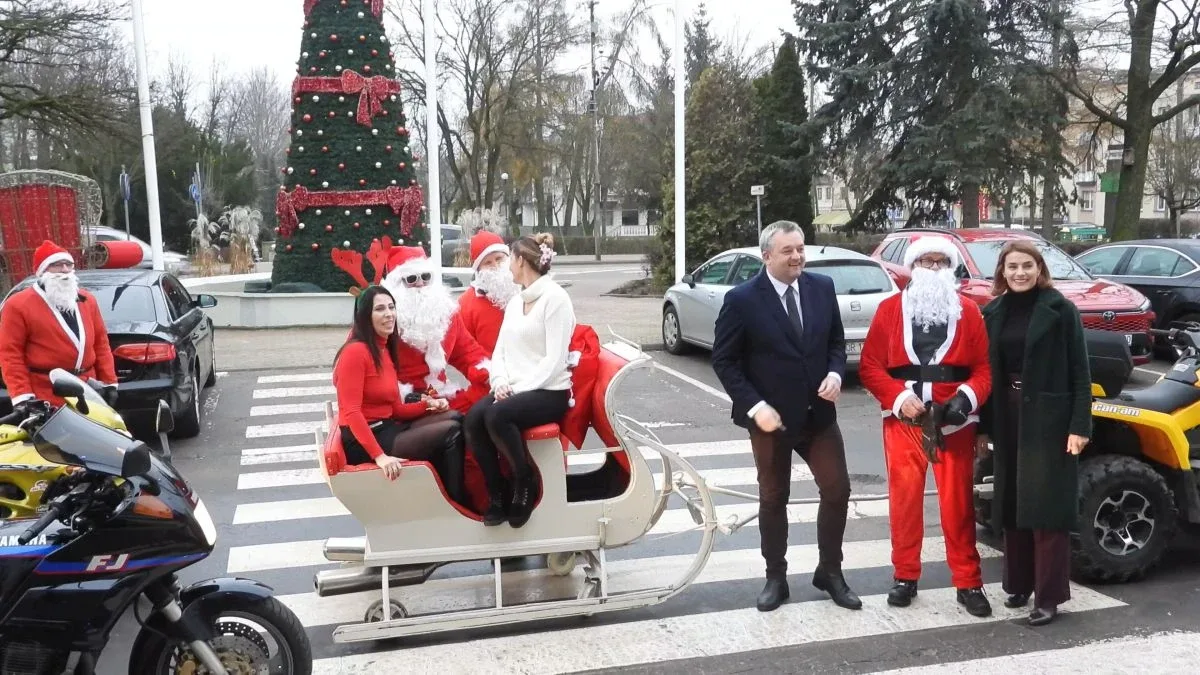 Motomikołaje w Ostrowi Mazowieckiej. Świąteczna akcja KM STAJNIA