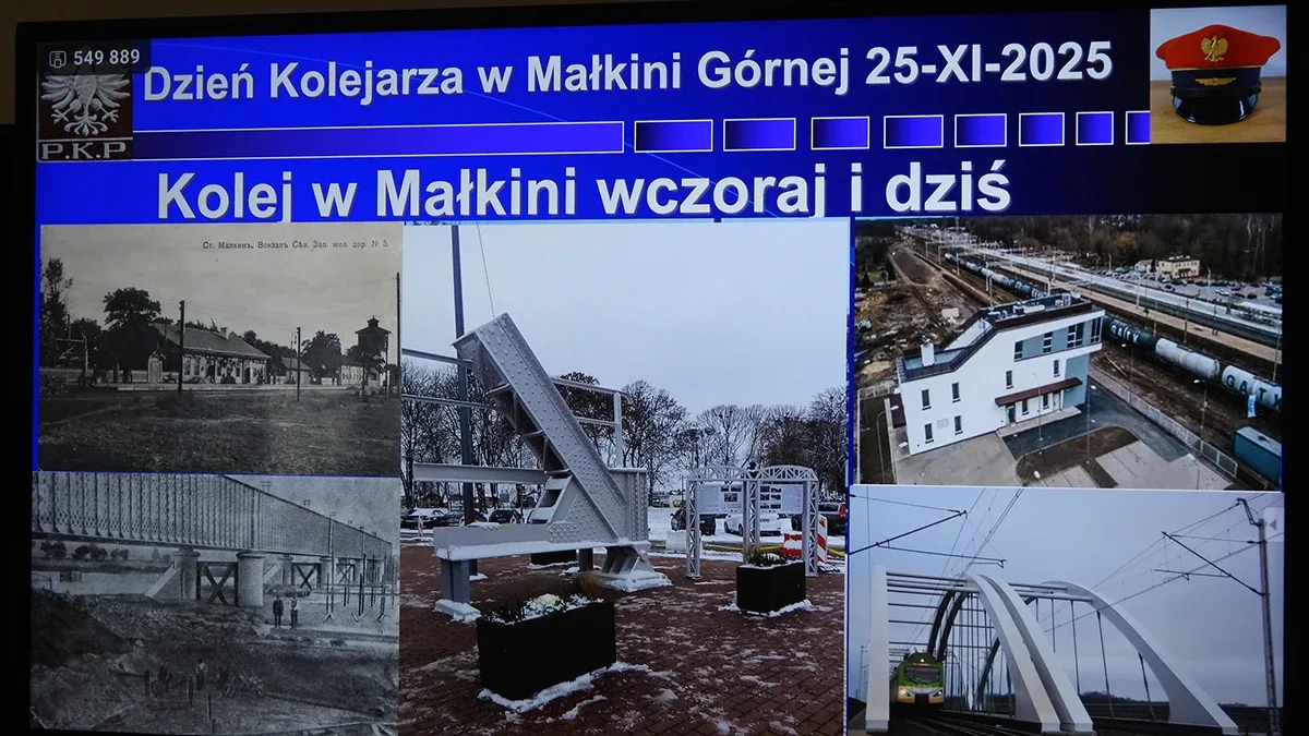 Uroczyste obchody Dnia Kolejarza w Małkini Górnej (zdjęcia)