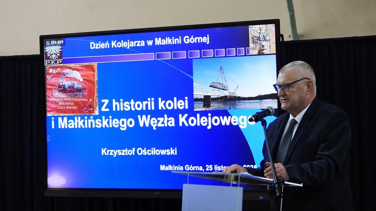 Uroczyste obchody Dnia Kolejarza w Małkini Górnej (zdjęcia)
