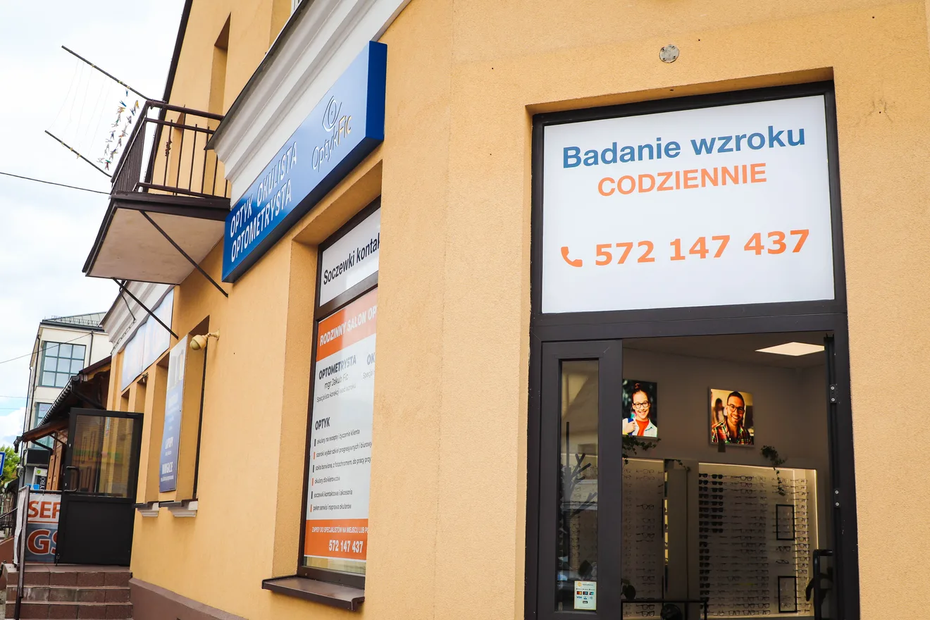 Profesjonalna opieka dla Twojego wzroku. Optyk Fic w Ostrowi Mazowieckiej (zdjęcia)