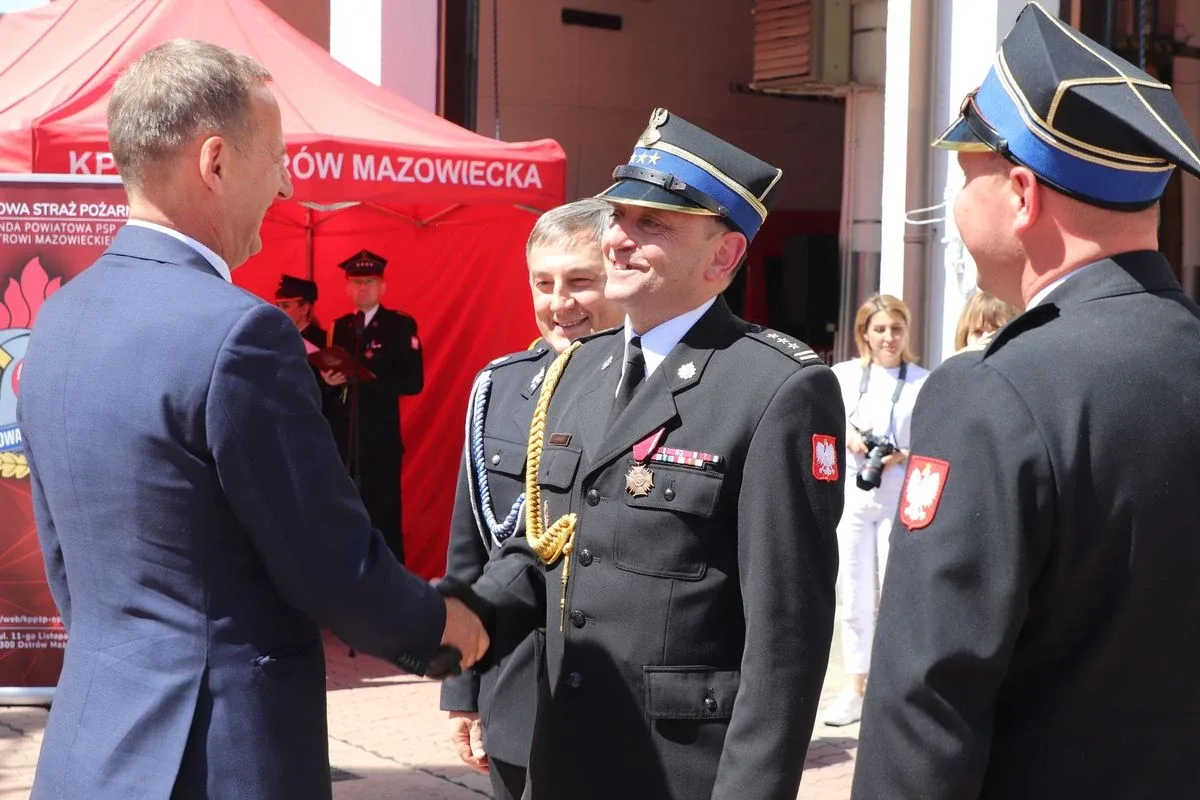 Uroczystość z okazji Powiatowych Obchodów Dnia Strażaka w Ostrowi Mazowieckiej (zdjęcia)