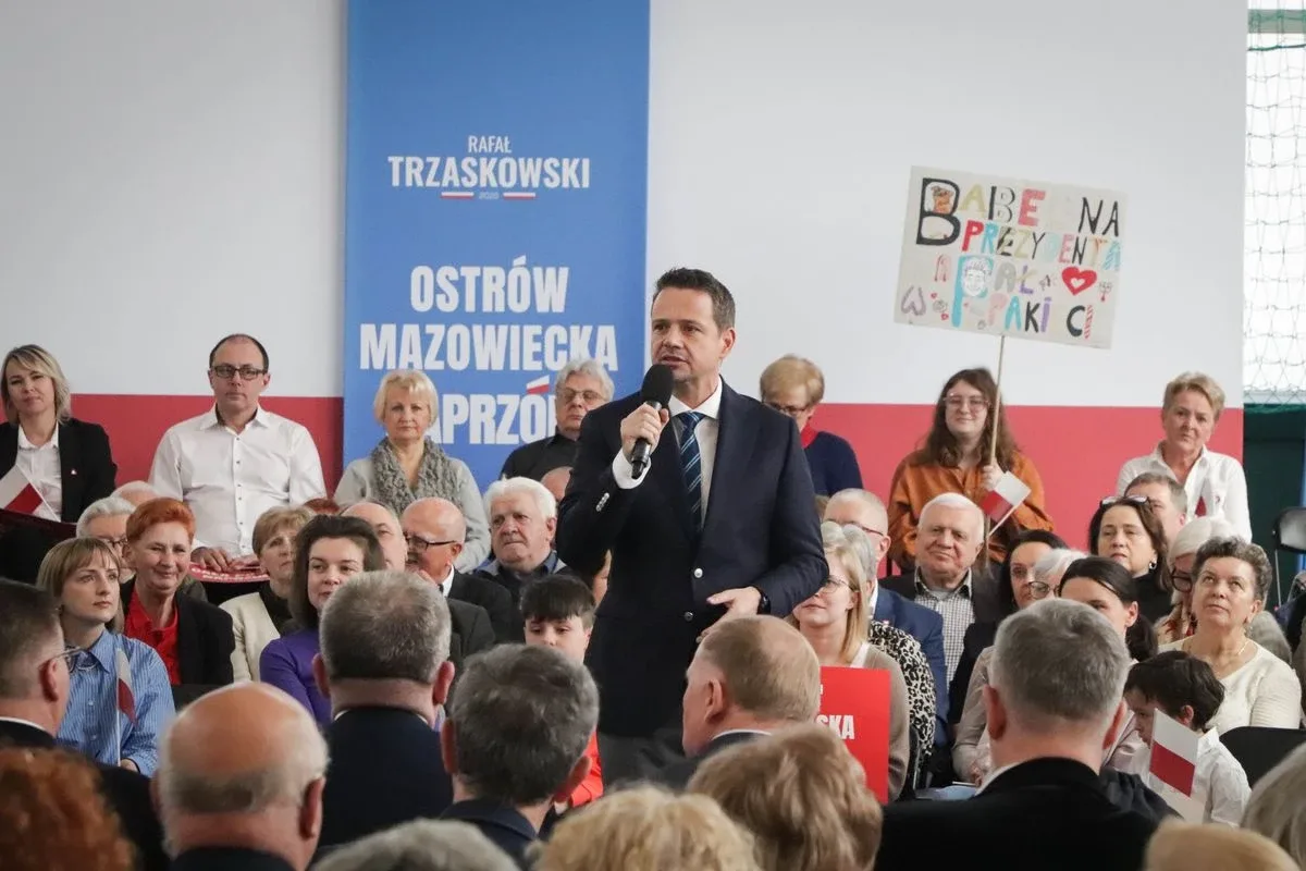 Spotkanie z Rafałem Trzaskowskim. Mocna deklaracja burmistrza: "Pójdziemy za tobą w ogień" (zdjęcia, wideo)