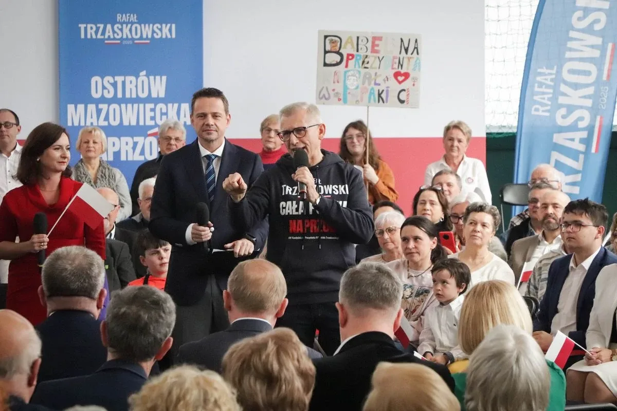 Spotkanie z Rafałem Trzaskowskim. Mocna deklaracja burmistrza: "Pójdziemy za tobą w ogień" (zdjęcia, wideo)