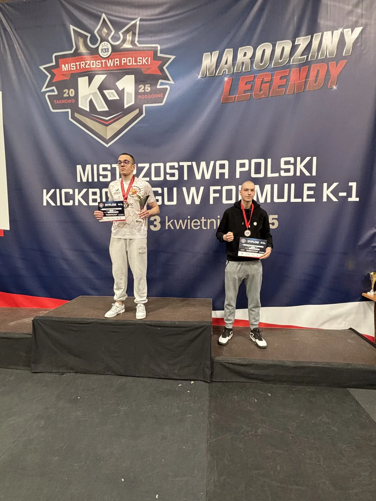 Dwa medale Mistrzostw Polski w kickboxingu wracają do Ostrowi! (zdjęcia)