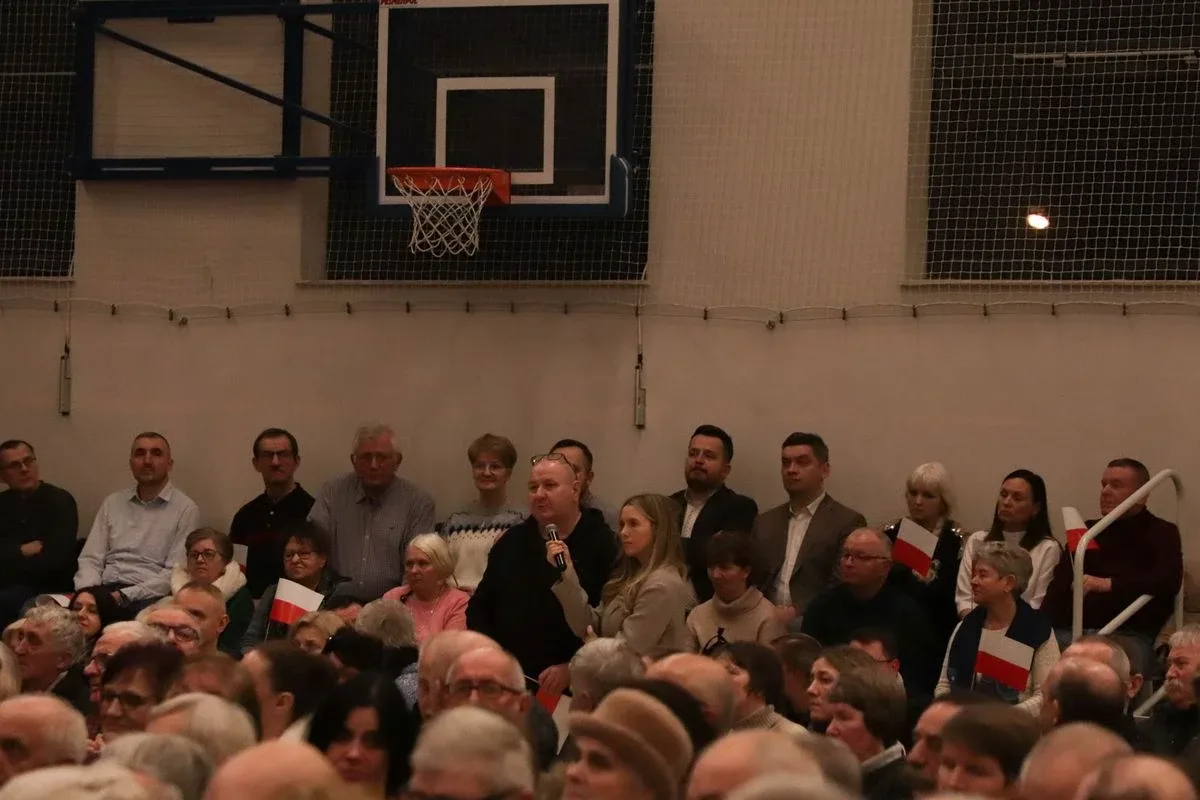 Karol Nawrocki na spotkaniu w Ostrowi Mazowieckiej (zdjęcia)