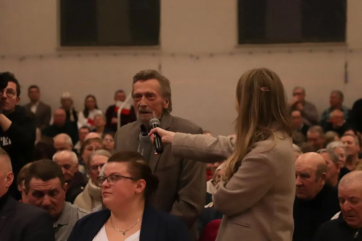 Karol Nawrocki na spotkaniu w Ostrowi Mazowieckiej (zdjęcia)