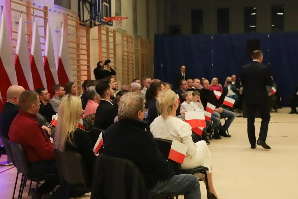 Karol Nawrocki na spotkaniu w Ostrowi Mazowieckiej (zdjęcia)