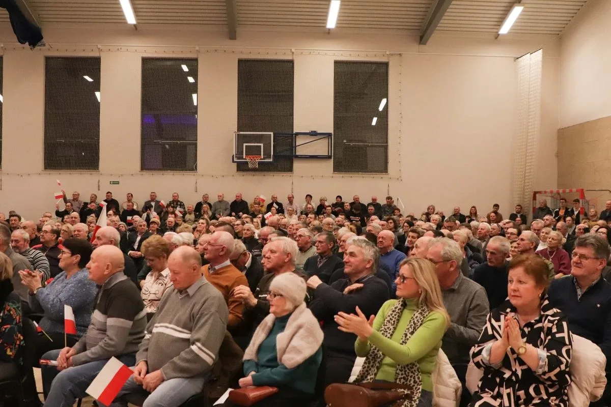 Karol Nawrocki na spotkaniu w Ostrowi Mazowieckiej (zdjęcia)