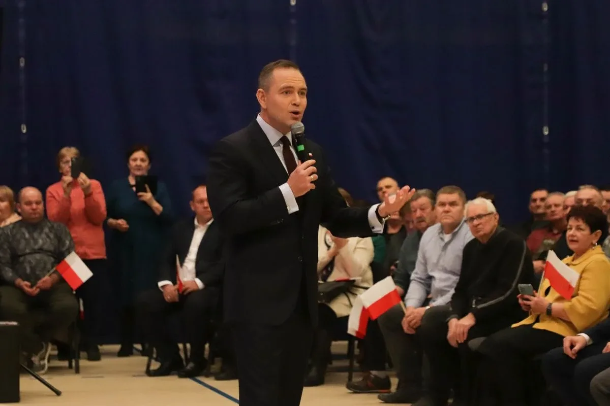 Karol Nawrocki na spotkaniu w Ostrowi Mazowieckiej (zdjęcia)