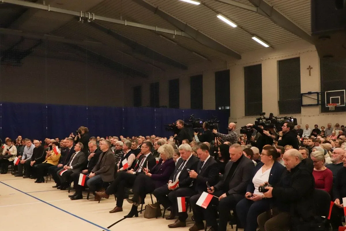 Karol Nawrocki na spotkaniu w Ostrowi Mazowieckiej (zdjęcia)