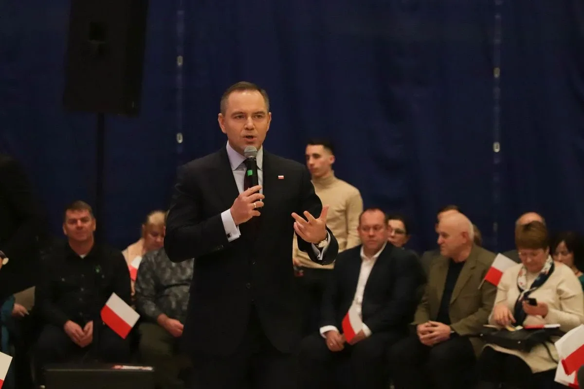 Karol Nawrocki na spotkaniu w Ostrowi Mazowieckiej (zdjęcia)