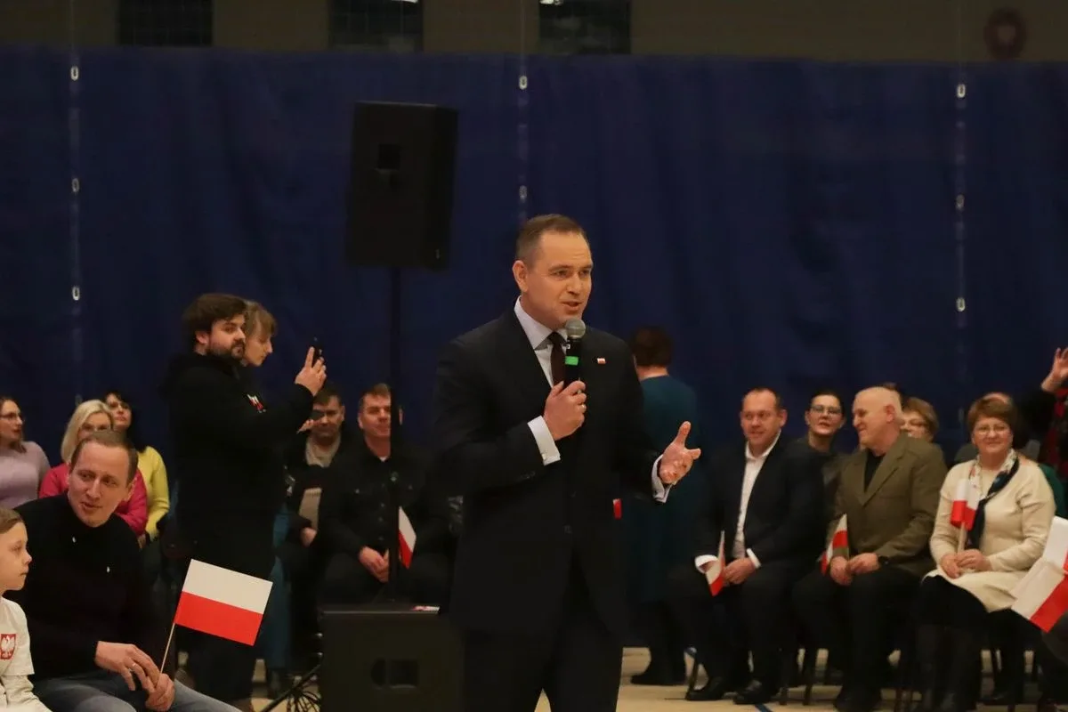 Karol Nawrocki na spotkaniu w Ostrowi Mazowieckiej (zdjęcia)