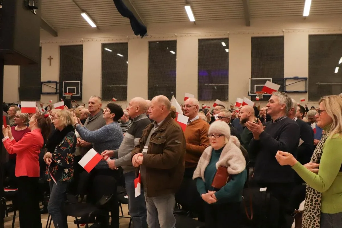 Karol Nawrocki na spotkaniu w Ostrowi Mazowieckiej (zdjęcia)