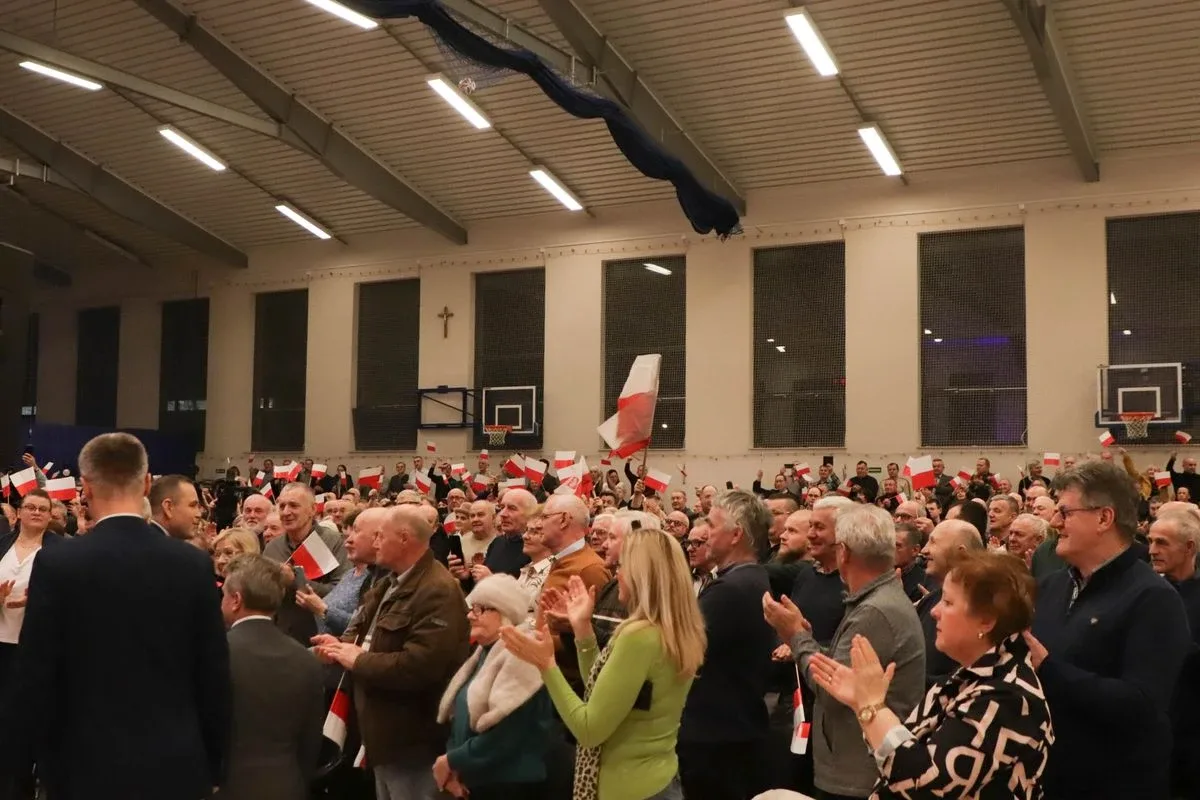 Karol Nawrocki na spotkaniu w Ostrowi Mazowieckiej (zdjęcia)